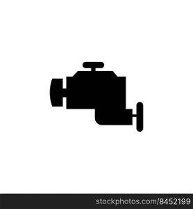 car engine icon illustration design