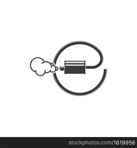 car exhaust icon vector illustration design template