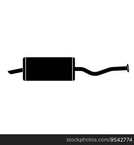 Car exhaust icon vector illustration symbol design