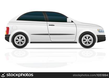 car hatchback vector illustration isolated on white background