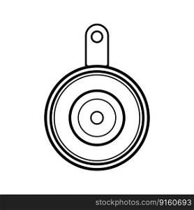car horn vector illustration logo design