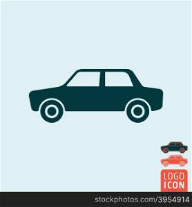 Car icon. Car symbol. Automobile icon isolated. Vector illustration. Car icon isolated