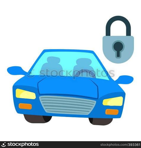 Car icon. Cartoon illustration of car vector icon for web. Car icon, cartoon style