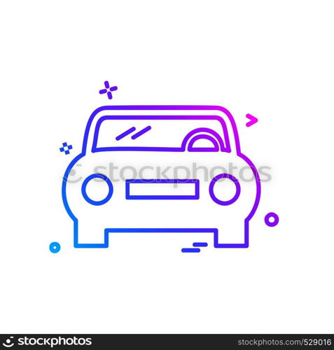 Car icon design vector