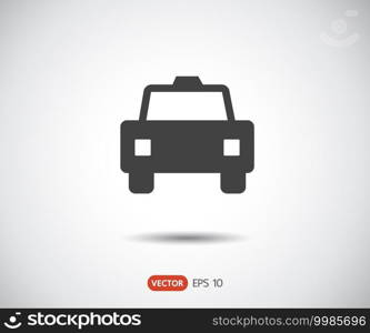 Car icon, Flat logo Vector illustration