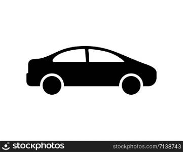 Car icon isolated vector element. Black car sign. Graphic vector Silhouette symbol. Car wheel. EPS 10. Car icon isolated vector element. Black car sign. Graphic vector Silhouette symbol. Car wheel.