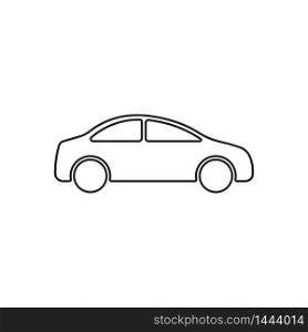 Car icon line simple vector illustration. Isolated icon for wab