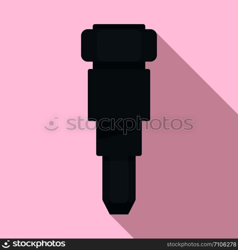 Car injector icon. Flat illustration of car injector vector icon for web design. Car injector icon, flat style