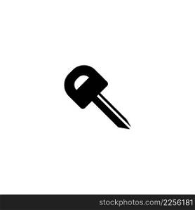 car key icon, vector illustration simple design.