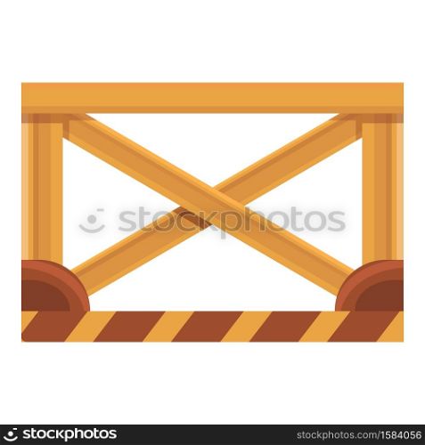 Car lift icon. Cartoon of car lift vector icon for web design isolated on white background. Car lift icon, cartoon style