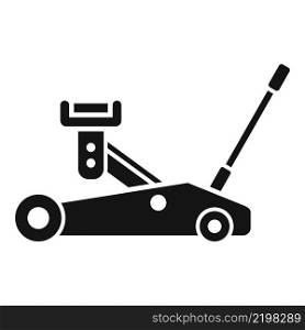 Car lift icon simple vector. Repair auto. Garage service. Car lift icon simple vector. Repair auto