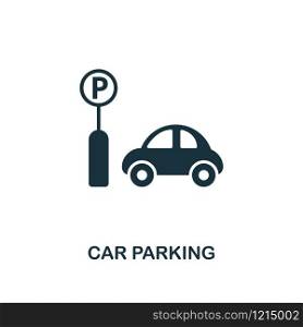 Car Parking icon. Premium style design from public transport collection. UX and UI. Pixel perfect car parking icon for web design, apps, software, printing usage.. Car Parking icon. Premium style design from public transport icon collection. UI and UX. Pixel perfect Car Parking icon for web design, apps, software, print usage.