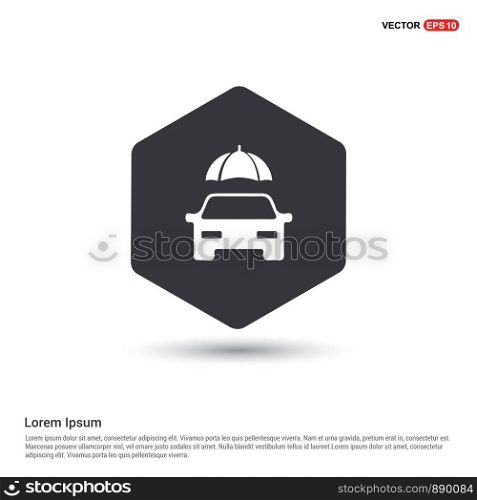 Car protection icon