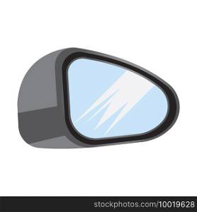 Car rearview mirror icon vector illustration design