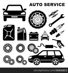 Car repair service icon