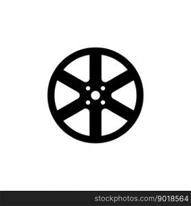 car rim icon vector illustration logo design
