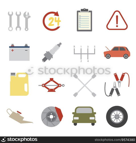 Car service icon vector image