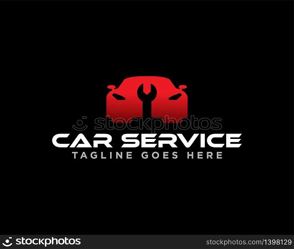 Car Service Logo Design Vector