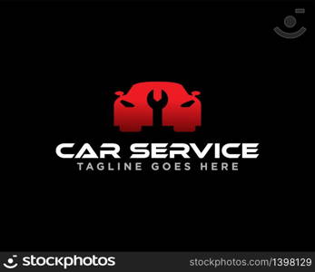 Car Service Logo Design Vector