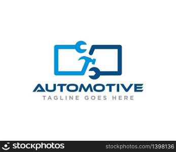 Car Service Logo Design Vector