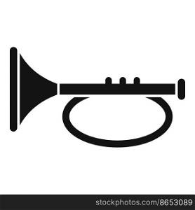 Car sound trumpet icon simple vector. Auto service. Motor repair. Car sound trumpet icon simple vector. Auto service