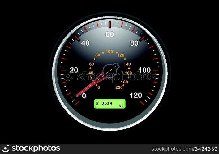 Car speedometer