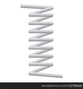 Car spring icon. Cartoon of car spring vector icon for web design isolated on white background. Car spring icon, cartoon style
