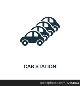Car Station icon. Premium style design from collection. UX and UI. Pixel perfect car station icon for web design, apps, software, printing usage.. Car Station icon. Premium style design from icon collection. UI and UX. Pixel perfect Car Station icon for web design, apps, software, print usage.
