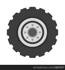 Car tire icon. Car wheel symbol.