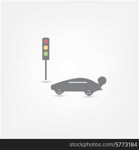 car traffic icon