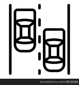 Car traffic icon outline vector. Automobile vehicle. City suv. Car traffic icon outline vector. Automobile vehicle
