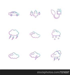 car , tree , thunder  , ecology , sun , cloud , rain , weather , icon, vector, design,  flat,  collection, style, creative,  icons , sky , pointer , mouse , tree , enviroment , cloudy,icon, vector, design,  flat,  collection, style, creative,  icons