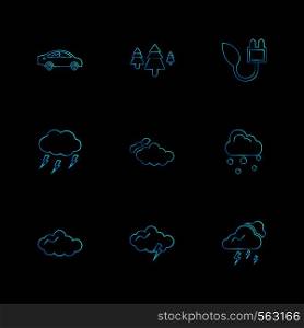 car , tree , thunder , ecology , sun , cloud , rain , weather , icon, vector, design, flat, collection, style, creative, icons , sky , pointer , mouse , tree , enviroment , cloudy,icon, vector, design, flat, collection, style, creative, icons