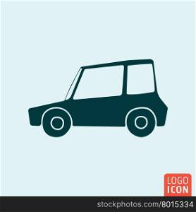 Car vehicle icon. Car icon. Car logo. Car symbol. Vehicle icon isolated. Transport icon minimal design. Vector illustration.