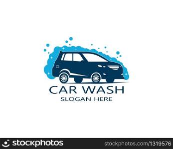 Car wash icon logo vector