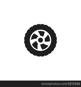 car wheel vector icon design template