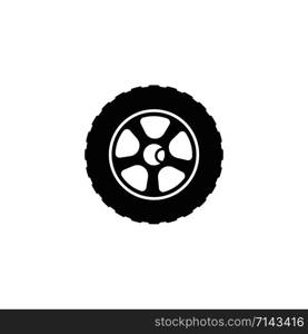 car wheel vector icon design template