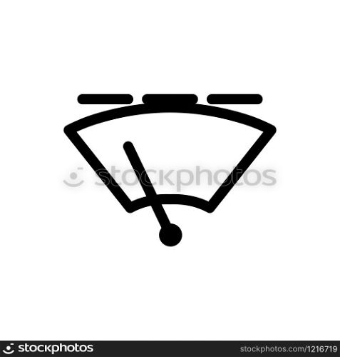 Car windscreen wiper icon
