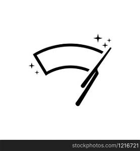 Car windscreen wiper icon