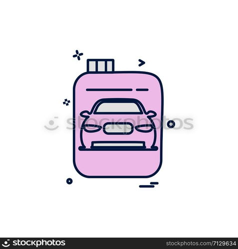 Car Workshop icon design vector