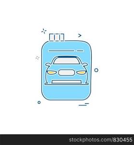 Car Workshop icon design vector