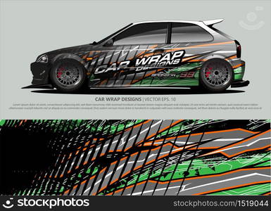 Car Wrap design for vehicle livery