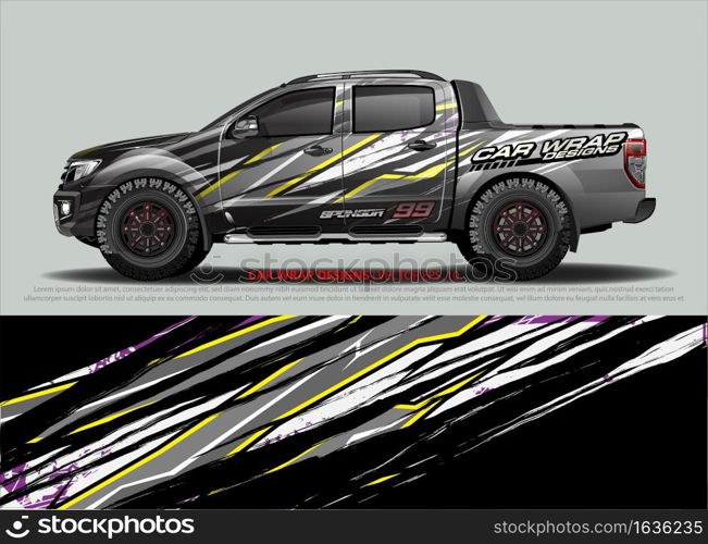 Car Wrap design for vehicle livery