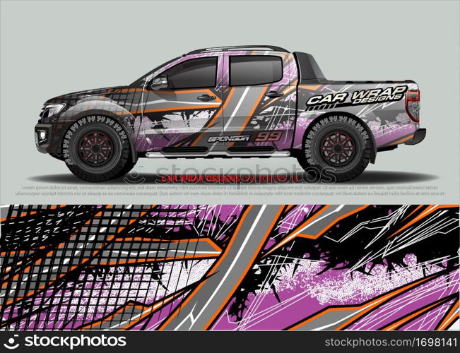 Car Wrap design for vehicle livery