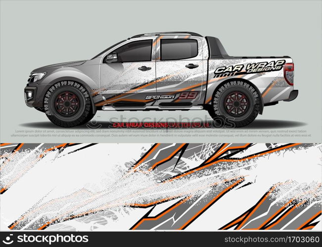 Car Wrap design for vehicle livery