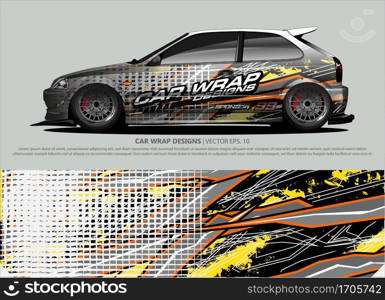 Car Wrap design for vehicle livery