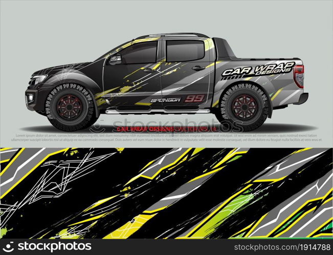 Car Wrap design for vehicle livery