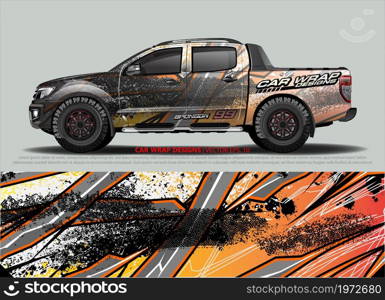 Car Wrap design for vehicle livery