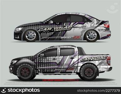 Car Wrap design for vehicle livery 