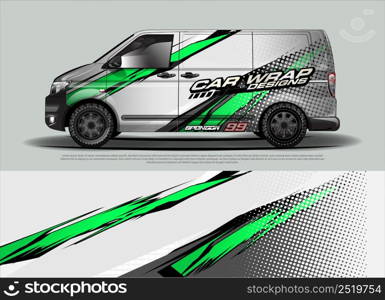 car wrap design. simple lines with abstract background vector concept for vehicle vinyl wrap and automotive decal livery